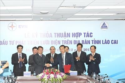 Tỉnh Lào Cai và EVN ký kết thỏa thuận hợp tác đầu tư lưới điện
