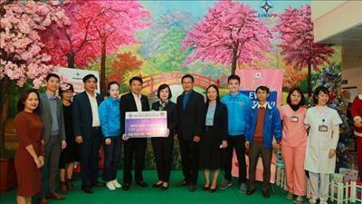 EVNNPC tặng “Sân chơi thiếu nhi – Gửi gắm yêu thương” cho Bệnh viện Đa khoa tỉnh Yên Bái