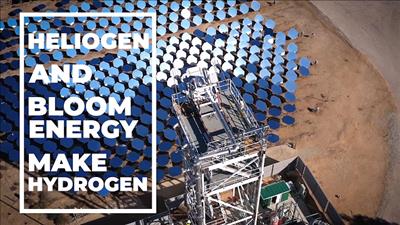 Sản xuất hydrogen xanh bằng cách kết hợp năng lượng mặt trời và máy điện phân