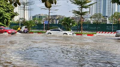 Hà Nội xây dựng 3 kịch bản chống úng ngập mùa mưa bão