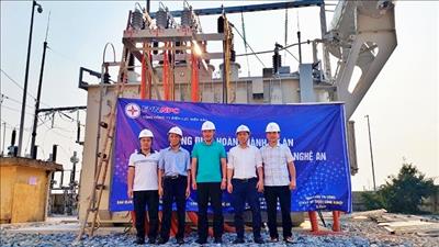 Đóng điện thành công dự án lắp đặt MBA T2 trạm biến áp 110kV Hưng Hòa