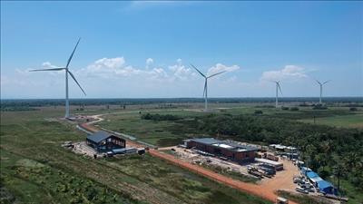 Nhà máy điện gió với hệ thống pin lưu trữ tiên tiến tại Thái Lan