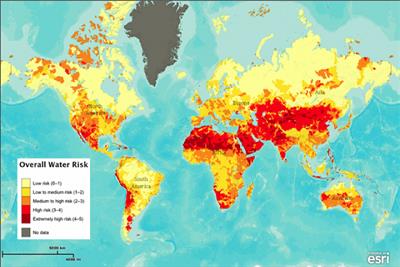 Một phần tư dân số thế giới đang phải đối mặt với căng thẳng về nguồn nước