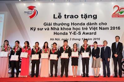 Khởi động giải thưởng Honda lần 12 dành cho các nhà khoa học trẻ Việt Nam