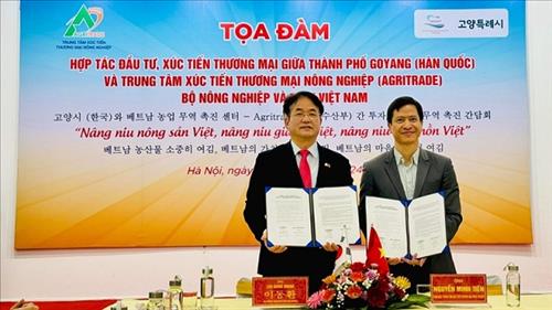 Hợp tác xúc tiến thương mại nông sản, đặc sản Việt Nam – Hàn Quốc