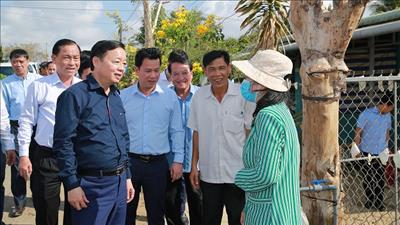 Phó Thủ tướng Trần Hồng Hà chỉ đạo công tác phòng chống hạn, mặn tại ĐBSCL