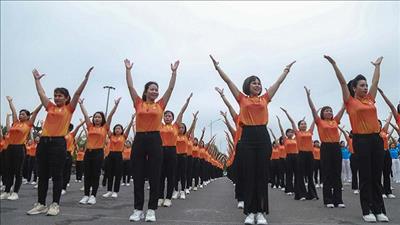 Hội Liên hiệp phụ nữ Việt Nam hưởng ứng phong trào rèn luyện sức khỏe