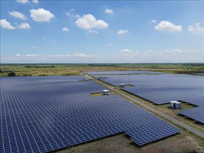 Ninh Thuận đưa dự án năng lượng điện mặt trời đầu tiên hòa vào lưới điện quốc gia