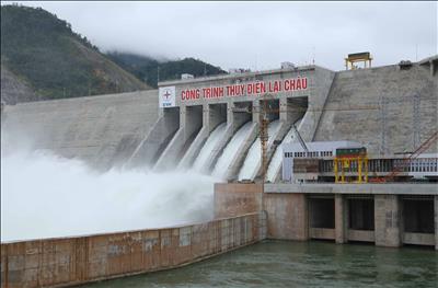 Thủy điện Lai Châu được gắn biển “Công trình chào mừng 60 năm ngành xây dựng” 