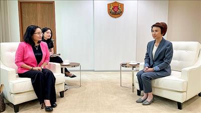 Việt Nam và Singapore thảo luận kế hoạch hợp tác về văn hóa, thể thao, du lịch