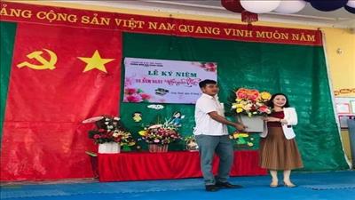 Mầm non xã Trung Thành (Yên Thành, Nghệ An): Nhiều hoạt động thiết thực chào mừng ngày Nhà giáo Việt Nam