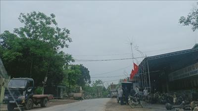 Mỹ Thành (Yên Thành, Nghệ An): Doanh nghiệp Thoan Bình lấn chiếm hành lang ATGT