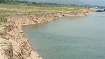 Phú Thọ: Từ 29/8 sẽ tạm dừng hoạt động khai thác cát, sỏi trên tuyến sông Đà