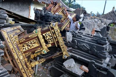 Indonesia: Động đất ở Bali mạnh 4,8 độ Richter