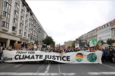 Đức: Giới trẻ xuống đường biểu tình chống biến đổi khí hậu