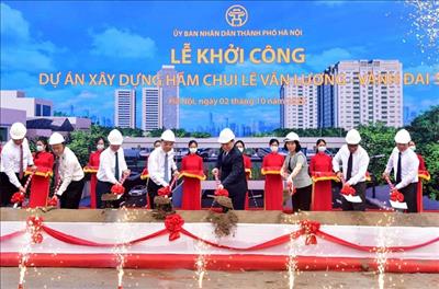 TP Hà Nội khởi công xây dựng hầm chui nút giao Lê Văn Lương – Vành đai 3