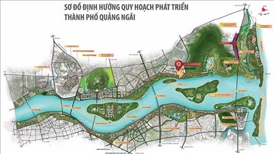 Thành phố Quảng Ngãi dành 50 ha đất bố trí công viên, cây xanh