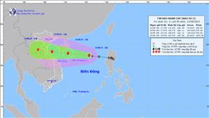 Bão số 5 di chuyển nhanh, sẽ gây mưa lớn tại nhiều khu vực