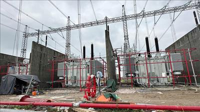 Đôn đốc tiến độ dự án lắp máy 2 trạm biến áp 500kV Tây Hà Nội