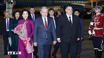 Tổng Bí thư Tô Lâm và Phu nhân bắt đầu thăm chính thức Cộng hòa Bulgaria