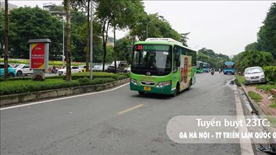 Tăng cường nhiều tuyến buýt phục vụ người dân tham quan Triển lãm thành tựu kinh tế - xã hội
