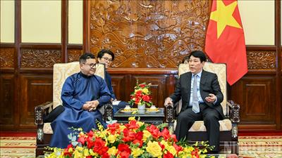 Chủ tịch nước Lương Cường tiếp Đại sứ Chile đến chào từ biệt