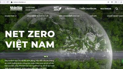 Ra mắt trang thông tin Net Zero Việt Nam