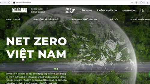 Ra mắt trang thông tin Net Zero Việt Nam
