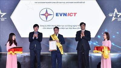 Đơn vị ngành điện lọt Top 10 doanh nghiệp công nghệ thông tin Việt Nam năm 2021