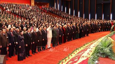 Khai mạc trọng thể Đại hội đại biểu toàn quốc lần thứ XIII Đảng Cộng sản Việt Nam