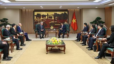 Thủ tướng Phạm Minh Chính tiếp lãnh đạo tập đoàn bán dẫn hàng đầu thế giới