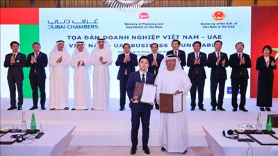 Thủ tướng Phạm Minh Chính kêu gọi doanh nghiệp UAE đầu tư vào lĩnh vực năng lượng mới, kinh tế xanh