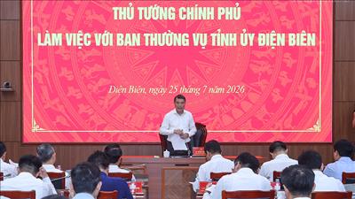 Thủ tướng Lê Minh Hưng: Điện Biên phải cạnh tranh bằng năng lực điều hành, mạnh dạn đề xuất cơ chế để bứt phá
