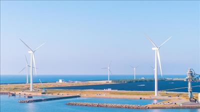Khởi công giai đoạn 2 dự án Nhà máy điện gió Đông Hải 1