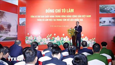 Tổng Bí thư Tô Lâm: Đưa dữ liệu trở thành một nguồn lực chiến lược, một loại tài nguyên mới