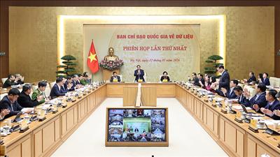 Thủ tướng chủ trì phiên họp thứ nhất Ban chỉ đạo quốc gia về dữ liệu