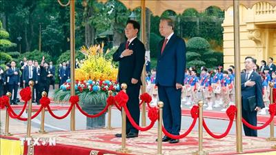 Tổng Bí thư, Chủ tịch nước Tô Lâm chủ trì Lễ đón chính thức Tổng thống Hàn Quốc