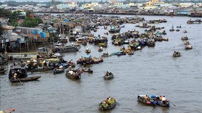 Đồng bằng sông Cửu Long có thể bị ngập do triều cường vào năm 2050