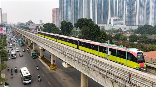 Thành phố Hà Nội thúc đẩy phát triển hệ thống đường sắt đô thị