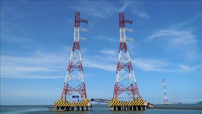 Chuẩn bị đóng điện công trình đường dây 220kV vượt biển Kiên Bình – Phú Quốc