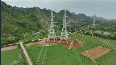 Sẵn sàng đóng điện đường dây 500kV mạch 3 cung đoạn NMNĐ Nam Định I – Thanh Hóa
