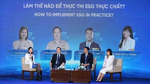 Để ESG trở thành “tấm hộ chiếu” nâng cao năng lực cạnh tranh của doanh nghiệp