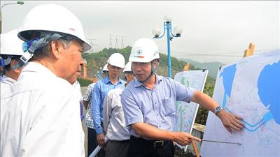 Kiểm tra thực địa dự án Nhà máy Thủy điện Hòa Bình mở rộng