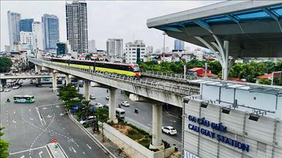 Metro Nhổn - ga Hà Nội phục vụ gần 14,2 triệu lượt hành khách sau 2 năm vận hành