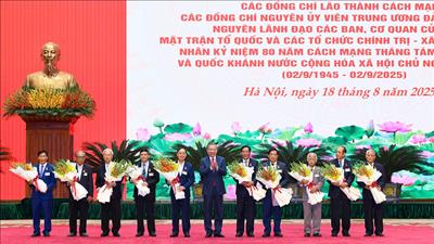 Tổng Bí thư chủ trì buổi gặp mặt các đồng chí nguyên lãnh đạo Đảng, Nhà nước