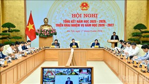 Thủ tướng Chính phủ Lê Minh Hưng chủ trì Hội nghị tổng kết năm học 2025 - 2026, triển khai nhiệm vụ năm học 2026 - 2027