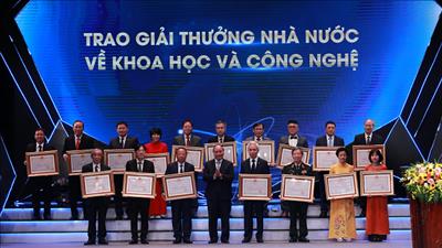 Trao Giải thưởng Hồ Chí Minh, Giải thưởng Nhà nước về Khoa học và Công nghệ đợt 6