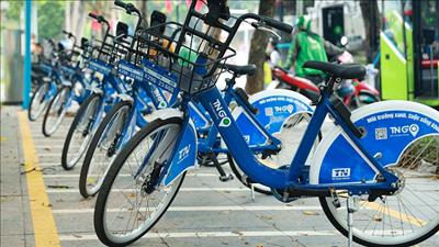 Hà Nội bổ sung gần 50 trạm xe đạp công cộng, đẩy mạnh phát triển giao thông xanh