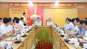 EVNNPC làm việc với tỉnh Hà Tĩnh về việc cấp điện cho các khu công nghiệp, dự án trọng điểm