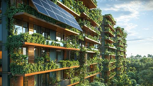 Phát triển công trình xanh thích ứng với biến đổi khí hậu